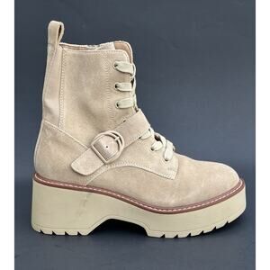 BLONDO Grayce Waterproof Lace-Up Buckled Ankle Booties Women's Size 8.5 US